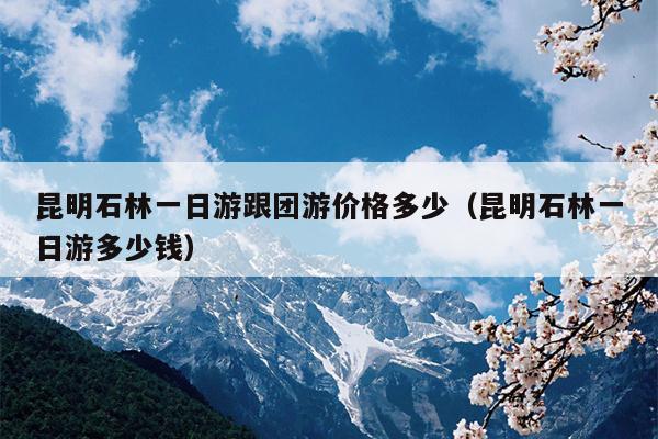 昆明石林一日游跟团游价格多少（昆明石林一日游多少钱）