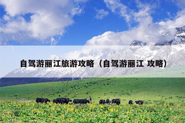 自驾游丽江旅游攻略（自驾游丽江 攻略）