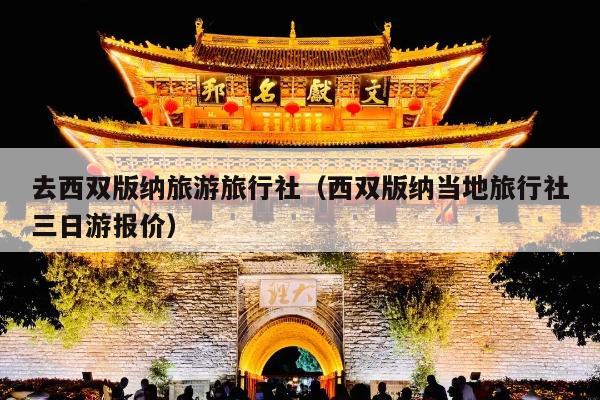 去西双版纳旅游旅行社（西双版纳当地旅行社三日游报价）