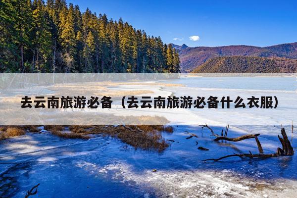 去云南旅游必备（去云南旅游必备什么衣服）