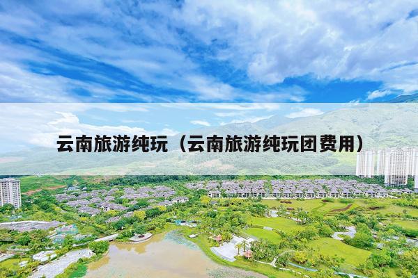 云南旅游纯玩（云南旅游纯玩团费用）