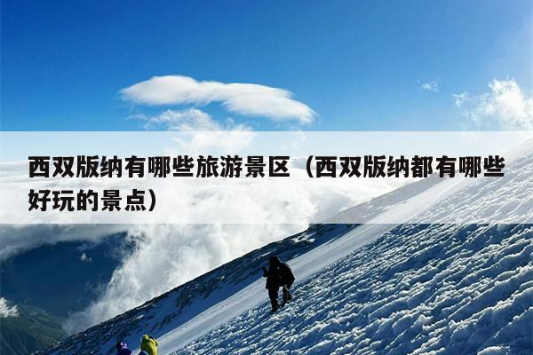 西双版纳有哪些旅游景区（西双版纳都有哪些好玩的景点）