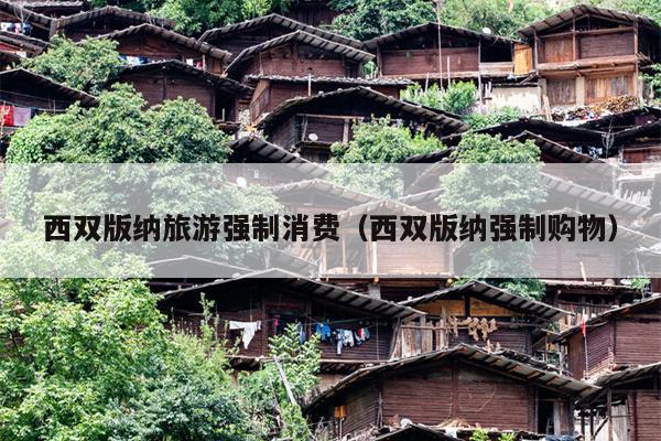 西双版纳旅游强制消费（西双版纳强制购物）