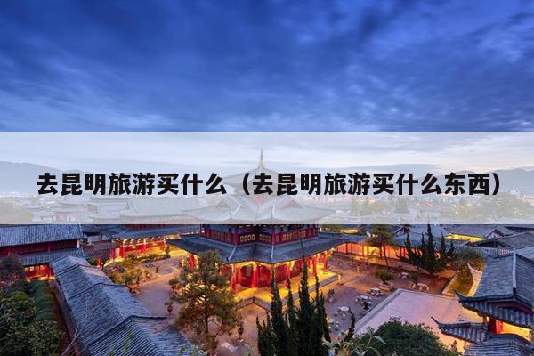 去昆明旅游买什么（去昆明旅游买什么东西）