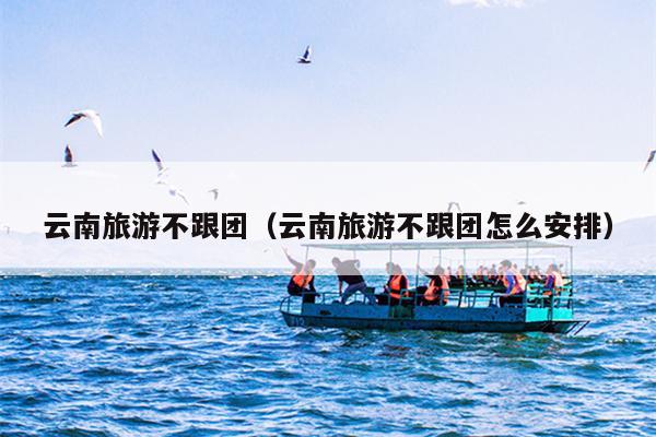 云南旅游不跟团（云南旅游不跟团怎么安排）