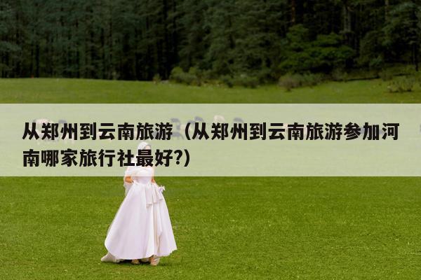 从郑州到云南旅游（从郑州到云南旅游参加河南哪家旅行社最好?）
