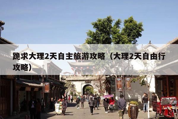 跪求大理2天自主旅游攻略（大理2天自由行攻略）