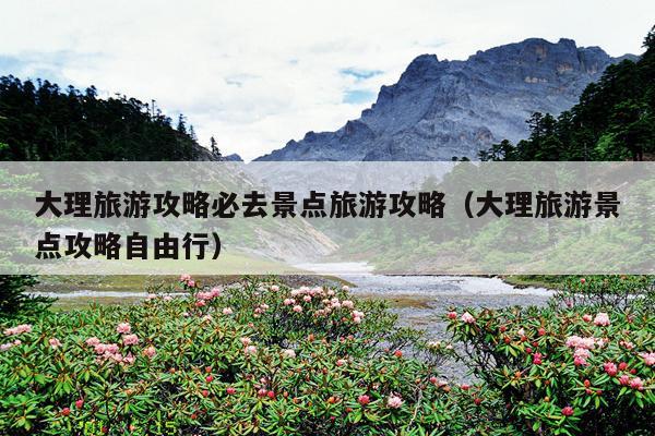 大理旅游攻略必去景点旅游攻略（大理旅游景点攻略自由行）