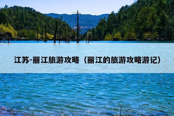 江苏-丽江旅游攻略（丽江的旅游攻略游记）