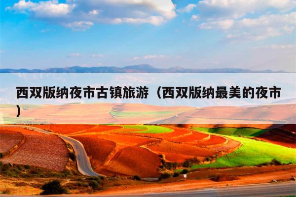 西双版纳夜市古镇旅游（西双版纳最美的夜市）